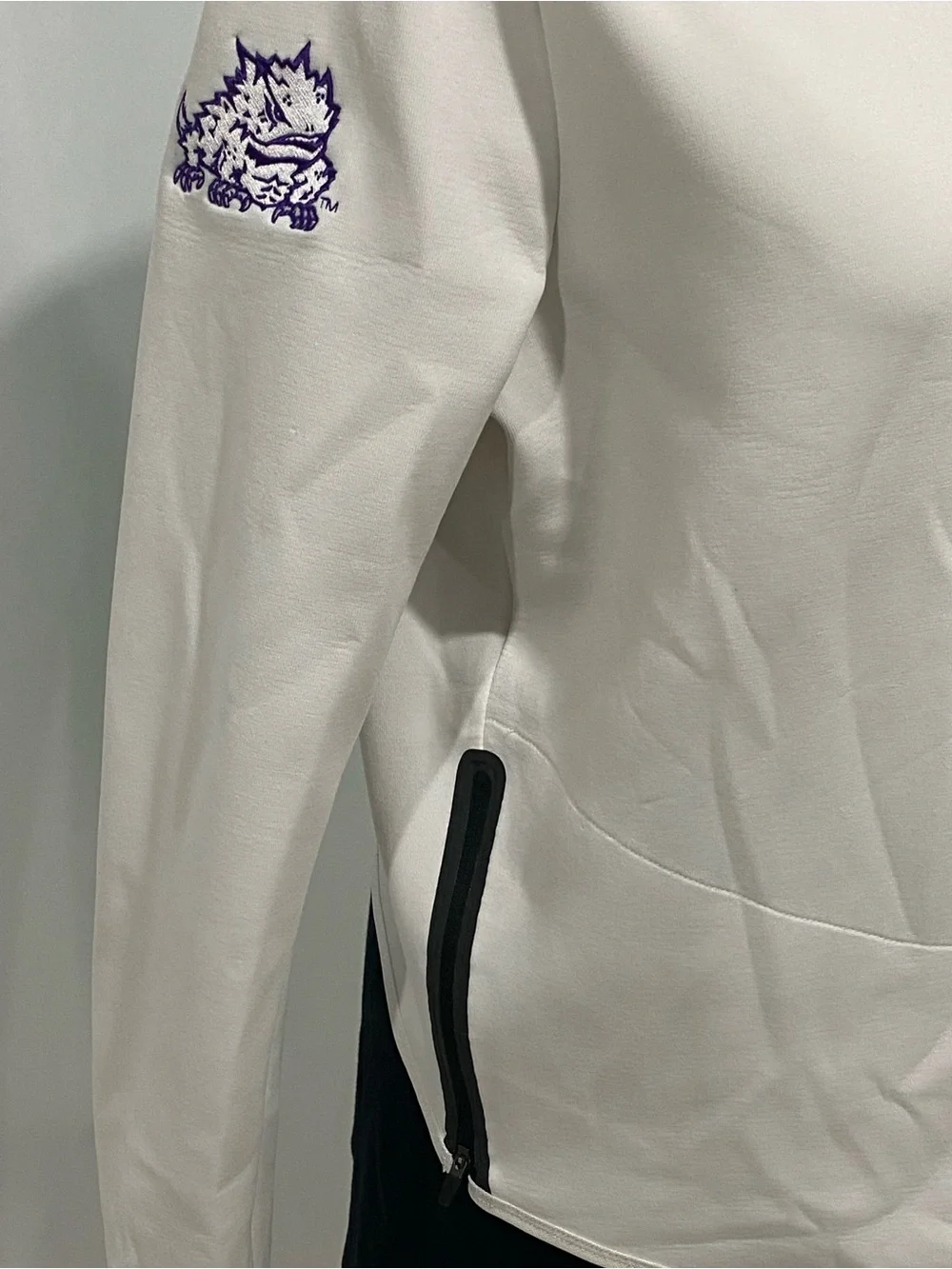 Nike ladies XL TCU Horned Frogs turtleneck hoodie